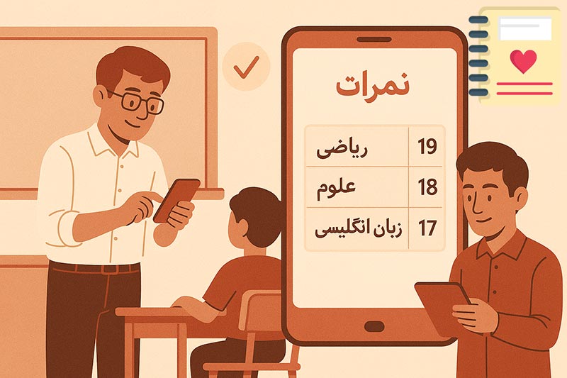 اپلیکیشن دفتر کلاسی